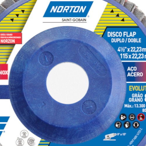 Disco de lixa flap disc reto 4.1/2 Disco de lixa flap disc reto 4.1/2