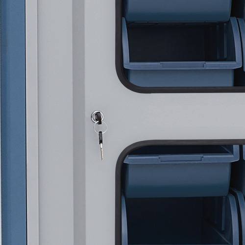 Armário com 26 caixas n° 7 e portas de vidro - AM-49 Armário com 26 caixas n° 7 e portas de vidro - AM-49