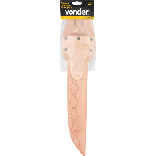 Bainha de couro fixa para fac�o 14