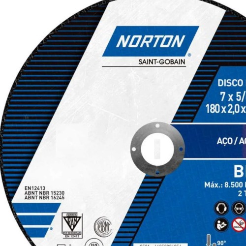 Disco de corte para inox 7 Disco de corte para inox 7