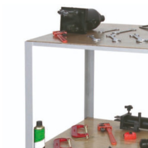 Bancada móvel com 2 tampos de compensado naval - CR-62 Bancada móvel com 2 tampos de compensado naval - CR-62