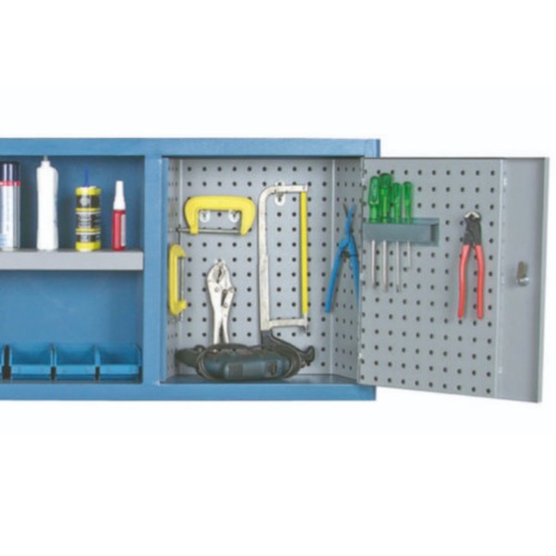 Armário para ferramentas com 1 prateleira e chapa perfurada - AM-8 Armário para ferramentas com 1 prateleira e chapa perfurada - AM-8