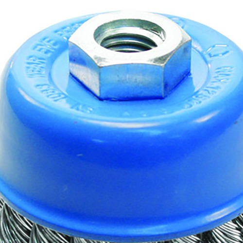 Escova de a�o torcida tipo copo 65 x 14 mm