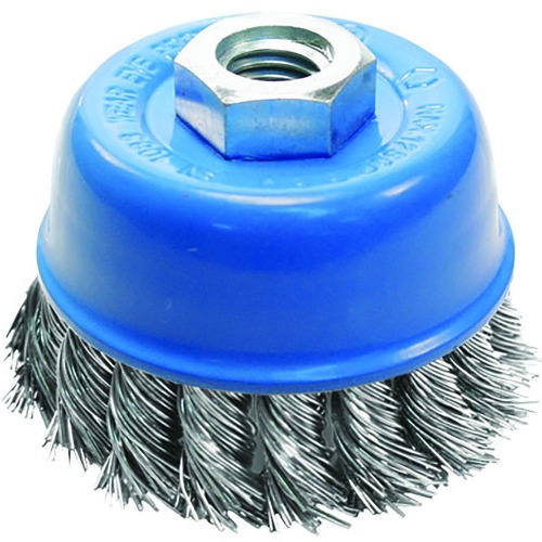 Escova de a�o torcida tipo copo 65 x 14 mm