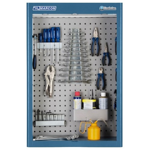 Armário para ferramentas com chapa perfurada e persiana em pvc - AM-5 Armário para ferramentas com chapa perfurada e persiana em pvc - AM-5