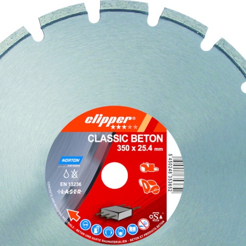 Disco diamantado Segmentado 350 x 25,4 mm - Classic Beton Cliper
