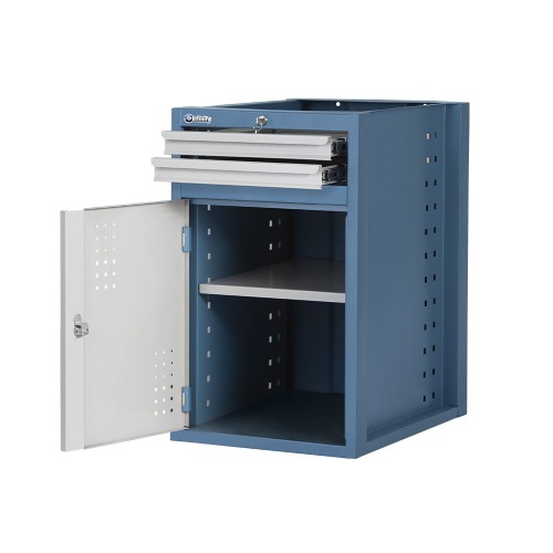 M�dulo com abertura para esquerda e 2 gavetas