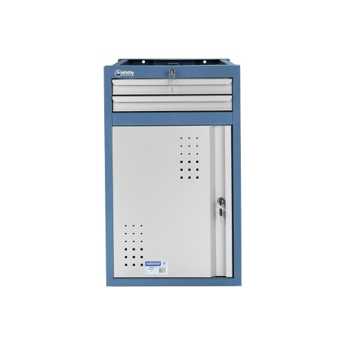 M�dulo com abertura para esquerda e 2 gavetas