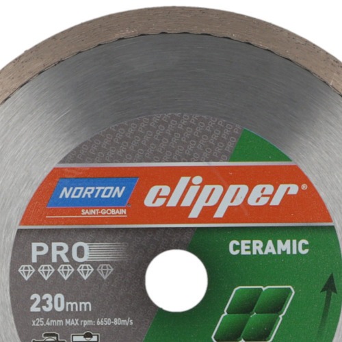 Disco diamantado liso 230 mm para porcelanato - PRO Ceramic