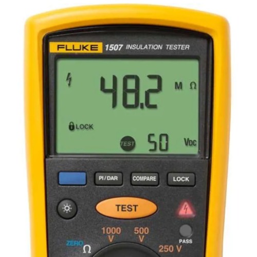 Megômetro digital para tensão de isolamento 50-1000V CAT IV 600 - 1507 Megômetro digital para tensão de isolamento 50-1000V CAT IV 600 - 1507