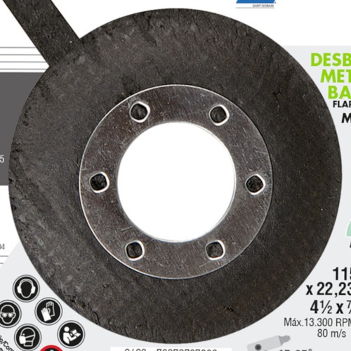 Disco de lixa flap disc 4.1/2 x 7/8