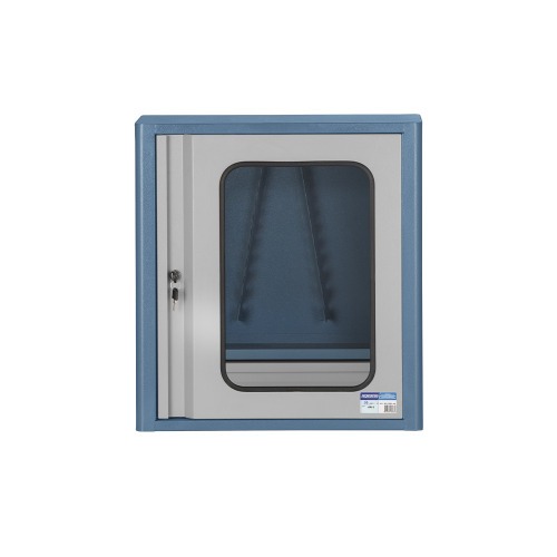 Arm�rio para ferramentas com 1 prateleira 2 gavetas e porta com visor de vidro - AR-3