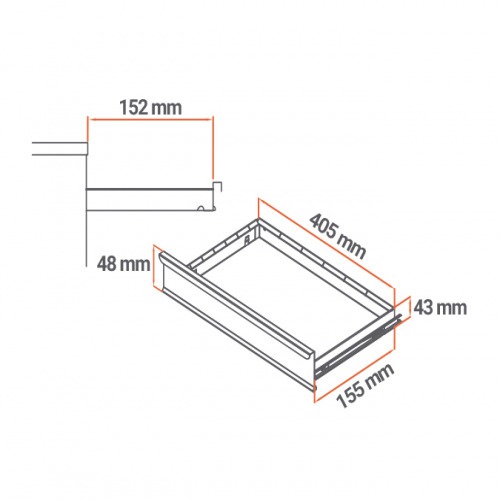 Arm�rio para ferramentas com 1 prateleira e 2 gavetas - AR-2