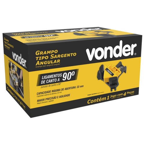 Grampos tipo sargento angular 4 peças Grampos tipo sargento angular 4 peças