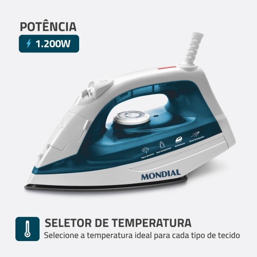 Ferro de passar a vapor 1200 watts - F-32  220V
