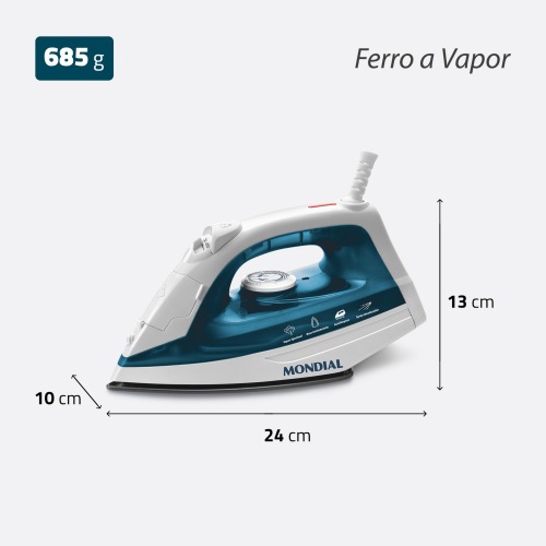 Ferro de passar a vapor 1200 watts - F-32  220V