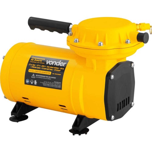 Compressor de ar direto 2,3 p�s 1/2 hp com acess�rios  110V/220V