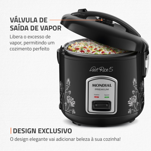 Panela el�trica de arroz 5 x�caras Pratic Rice 5 - NPE-08-5X  110V