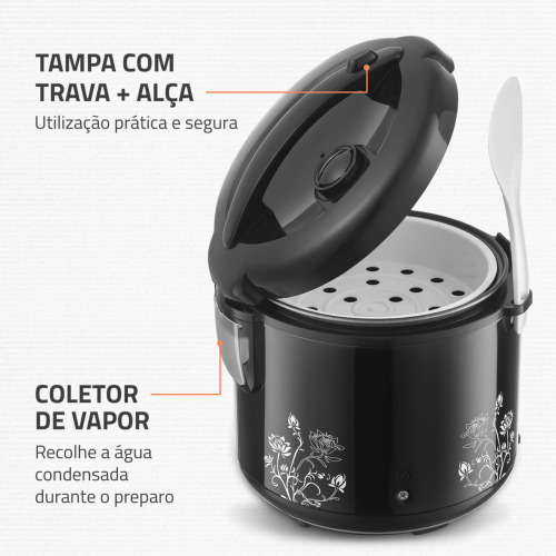 Panela el�trica de arroz 5 x�caras Pratic Rice 5 - NPE-08-5X  110V