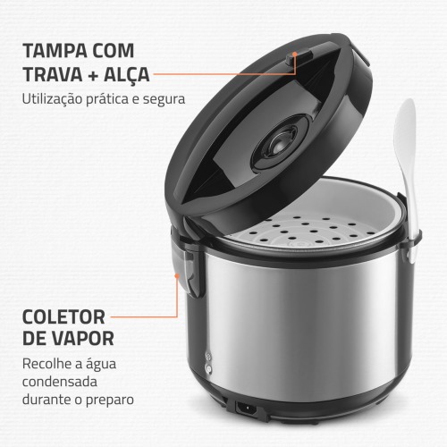 Panela el�trica de arroz 10 x�caras Pratic Rice 10i - PE-42-10X  110V