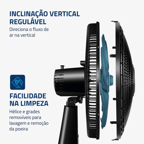 Ventilador de mesa 40 cm 6 p�s com 3 velocidades - VSP-40-AP  110V