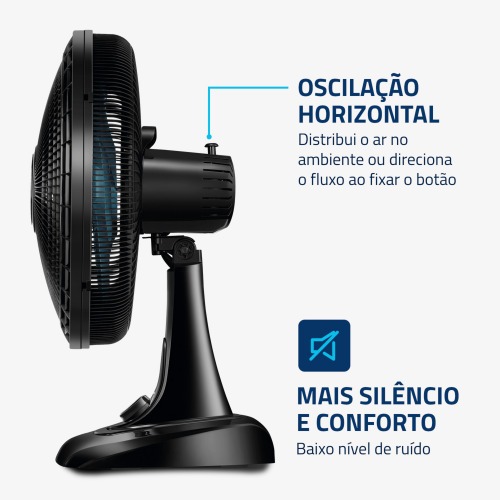 Ventilador de mesa 40 cm 6 p�s com 3 velocidades - VSP-40-AP  110V