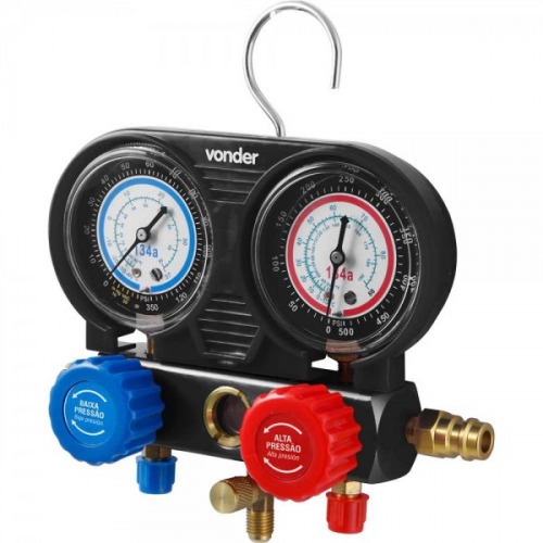 Manifold para ar-condicionado automotivo em alumínio Manifold para ar-condicionado automotivo em alumínio