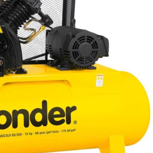 Compressor de ar 60 pés 310L 15 hp 175 lbs trifásico - VDCSLV Compressor de ar 60 pés 310L 15 hp 175 lbs trifásico - VDCSLV