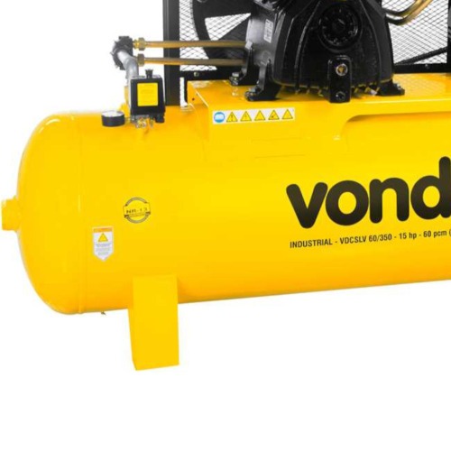 Compressor de ar 60 pés 310L 15 hp 175 lbs trifásico - VDCSLV Compressor de ar 60 pés 310L 15 hp 175 lbs trifásico - VDCSLV