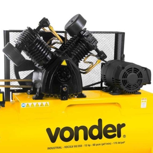 Compressor de ar 60 pés 310L 15 hp 175 lbs trifásico - VDCSLV Compressor de ar 60 pés 310L 15 hp 175 lbs trifásico - VDCSLV