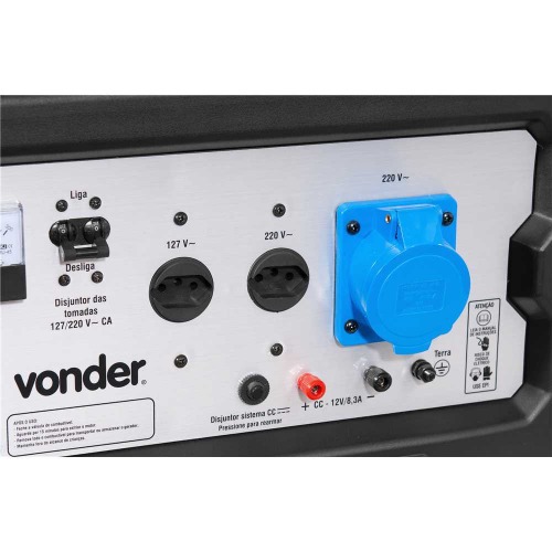 Gerador de energia 6 Kva a gasolina - GGV 6000  110V/220V