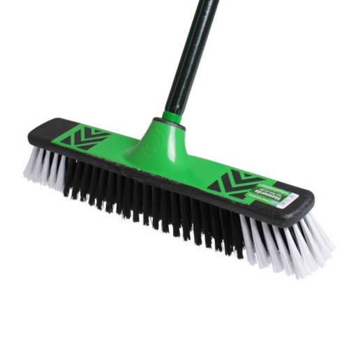 Vassoura tipo gari cepa pl�stica 40 cm com cabo 1,4 m - 38115