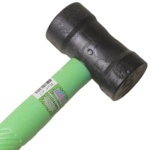 Martelo de borracha preto 60 mm