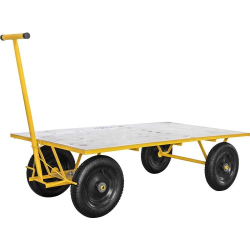Carrinho plataforma de compensado capacidade 600 kg