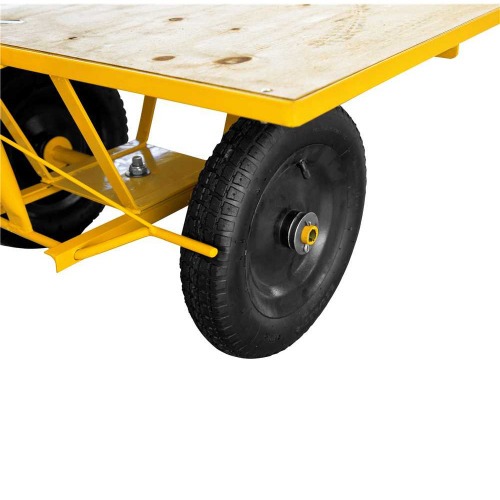 Carrinho plataforma de compensado capacidade 600 kg