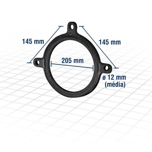Torno de bancada com base girat�ria n� 8 em ferro nodular