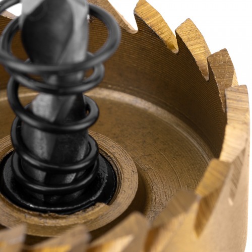 Serra copo para metal 35 mm revestimento em Nitreto de Tit�nio com suporte 