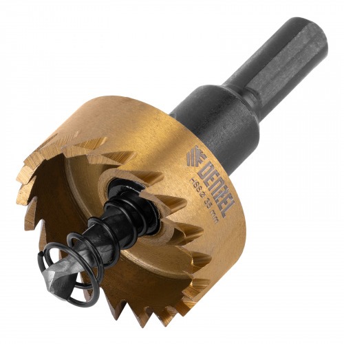 Serra copo para metal 35 mm revestimento em Nitreto de Tit�nio com suporte 