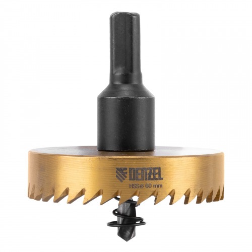 Serra copo para metal 60 mm revestimento em Nitreto de Tit�nio com suporte Denzel