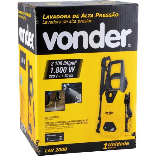 Lavadora de alta press�o 2.100 libras com acess�rios - LAV 2000  220V