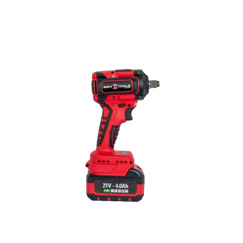 Mini chave de impacto a bateria 21V 4Ah 1/2