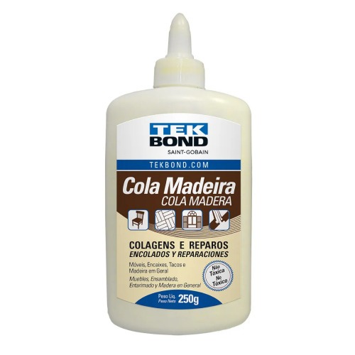 Cola para madeira 250 gramas Cola para madeira 250 gramas