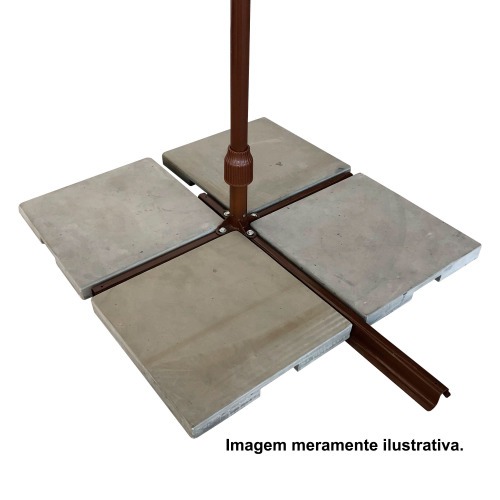 Contra peso 25 kg para base de ombrelone em cruz - 893000