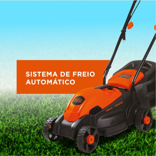 Cortador de grama el�trico 1.200W corte de 32 cm com recolhedor - GR1000  220V