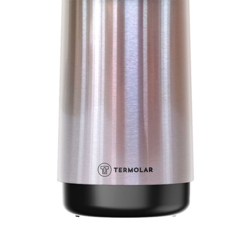 Garrafa t�rmica de press�o 1 litro Inox - L�mina