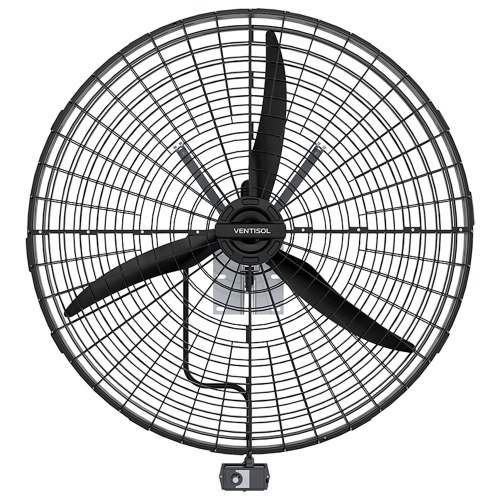 Ventilador de parede industrial 1 m 1/2 cv 3 velocidades -  15599  220V