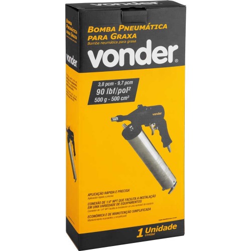 Bomba pneumática para graxa 500 gramas Bomba pneumática para graxa 500 gramas