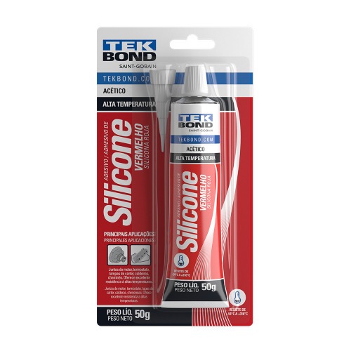 Silicone ac�tico para alta temperatura 50 gramas