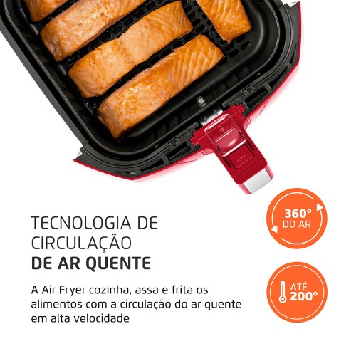 Fritadeira el�trica sem �leo Air Fryer 4L 1.500 Watts - AFN-40-FR  220V