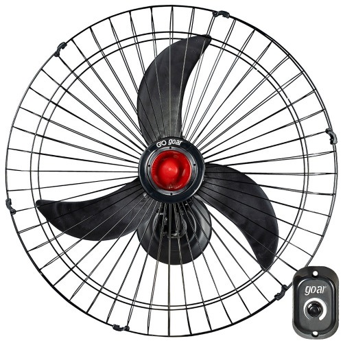 Ventilador de parede 70 cm oscilante bivolt preto - V70P 110V/220V Ventilador de parede 70 cm oscilante bivolt preto - V70P 110V/220V